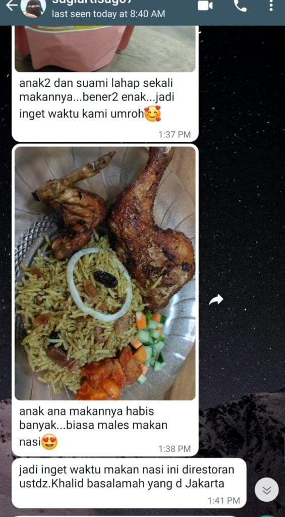 Jangan lupa beli lagi, Bun..