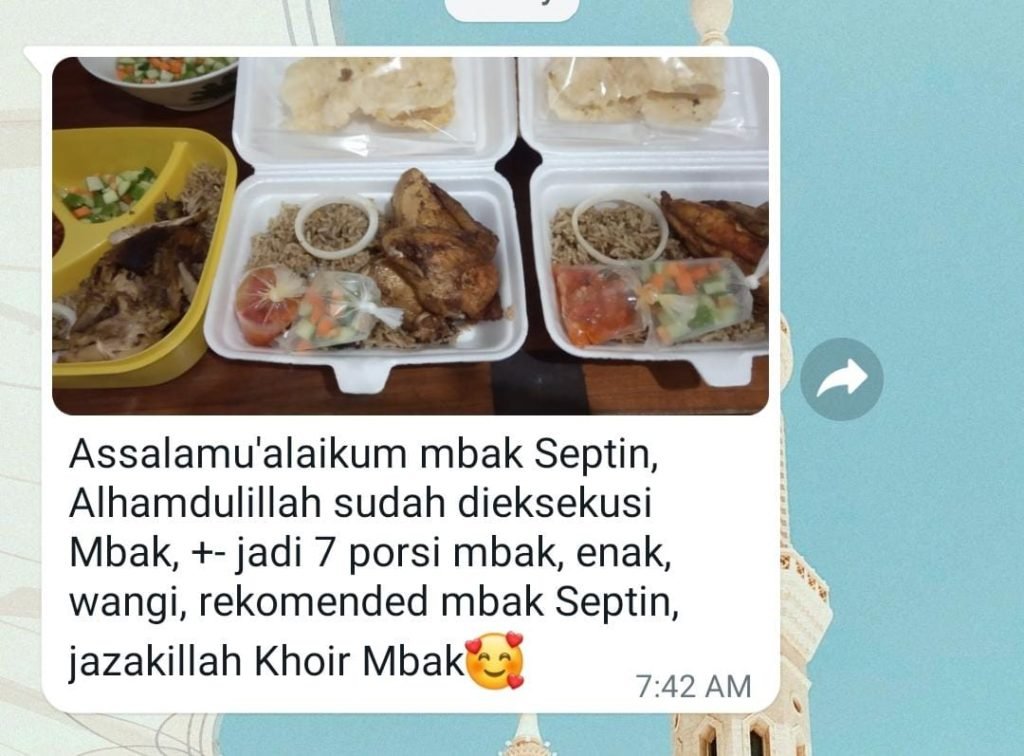 wah 7 porsi? banyak juga ya!