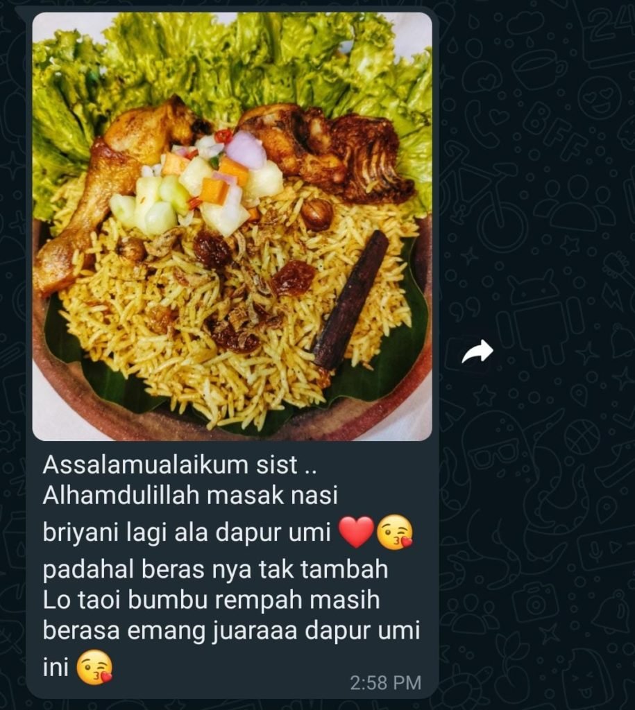 Bumbunya berlimpah maasyaaAllah